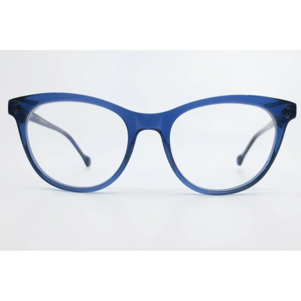 Aura Eyewear Lucille Blue Tortoise Cat Eye Eyeglass Frames 50-18-145 40668